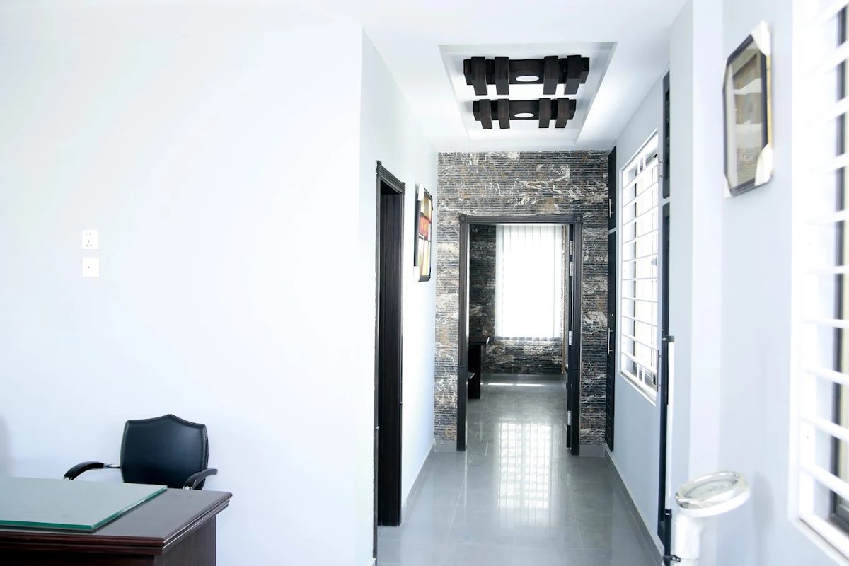 Inside the office